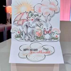 Beautiful Birthday Card | Cute and lovely bunnies | Special Gift